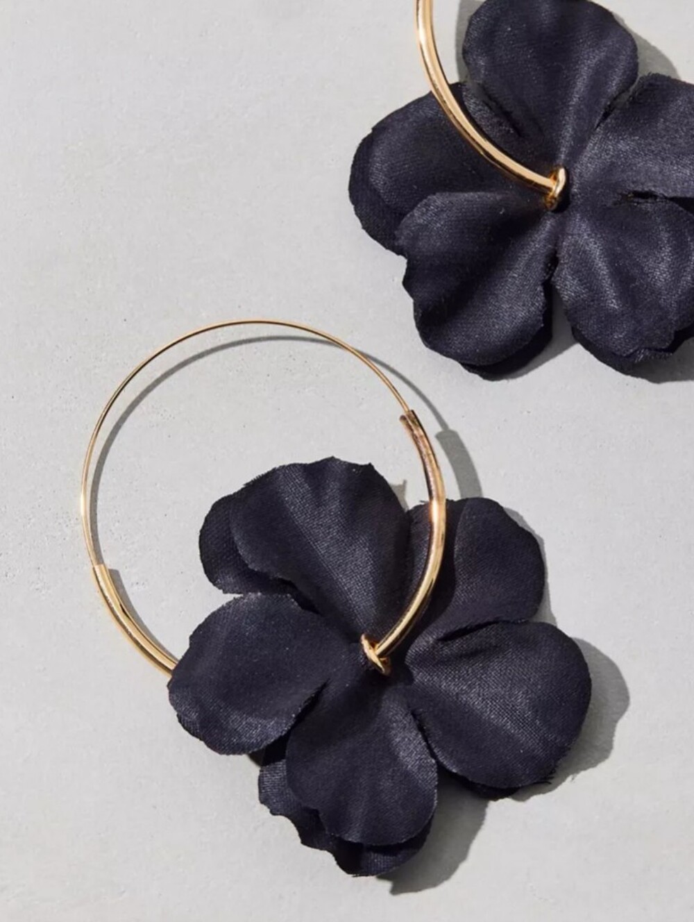 Nwt Floral Hoops